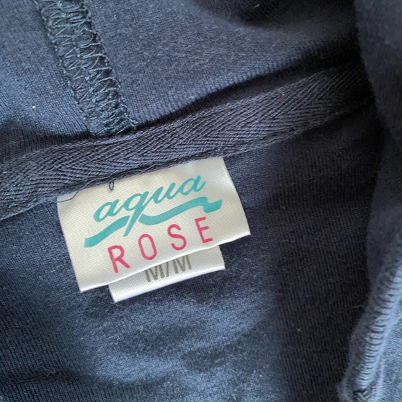 Swim Coverup Dress Aqua Rose M - Picture 2 of 2